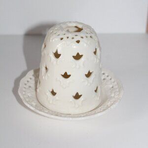 Skye McGhie Fairy Lamp Holder Cream lace